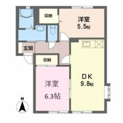 サンガーデン Aの間取り画像