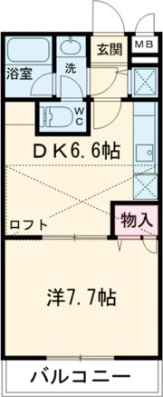 フジパレス初芝サウスの間取り画像