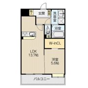 Clowdio熊本南の間取り画像