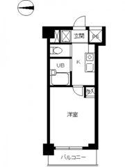 スカイコート新宿御苑前の間取り画像