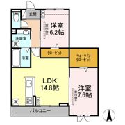 クレールの間取り画像