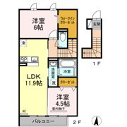 セジュールウィット 秀の間取り画像