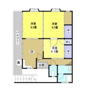 稲建ハイツの間取り画像