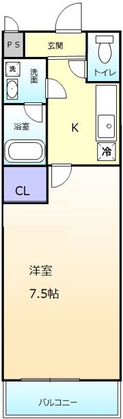 フジパレス浜寺ノースⅤ番館の間取り画像