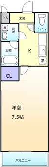 フジパレス浜寺ノースⅤ番館の間取り画像
