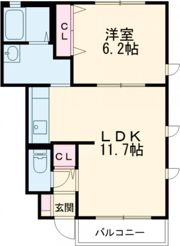 Moderno Bの間取り画像