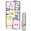 花メゾンCの間取り画像
