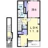 ラウレア 貝塚の間取り画像
