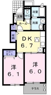 アクア・クレメント五番館の間取り画像