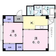 ビレッジハウス南郊2号棟の間取り画像