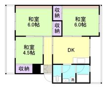 北島中央マンションの間取り画像