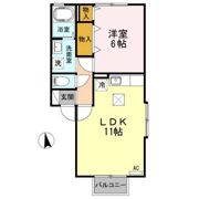 夢 弐の間取り画像
