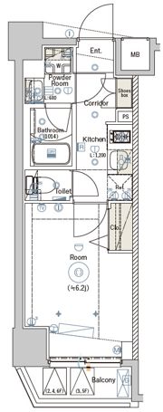 SYFORME TSUNASHIMAの間取り画像