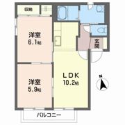 サンベルデ Aの間取り画像