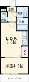 フジパレス堺大浜Ⅴ番館の間取り画像