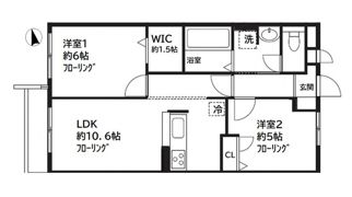 リヴィエール八幡の間取り画像