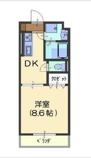 クラスト味美白山の間取り画像