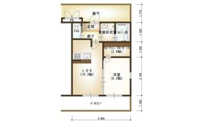 ルネス アスカの間取り画像