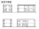 仮）東曲里町新築アパートの外観