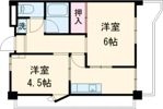栗林ハイツの間取り画像