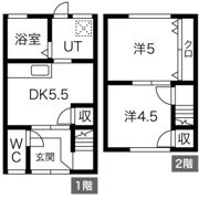 丸米アパート 西棟の間取り画像