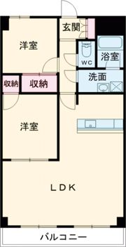 プロミネント四日市の間取り画像