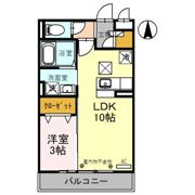 リビングタウン東金沢 Bの間取り画像