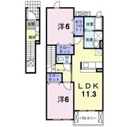 コモドアピターレⅡの間取り画像