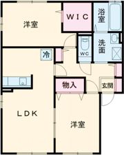 クレセントの間取り画像