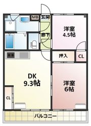 シャトレ山の手の間取り画像