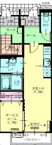 イーストAの間取り画像