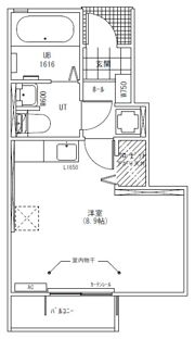 ディアコート西下台の間取り画像