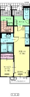 トレーフルⅢの間取り画像