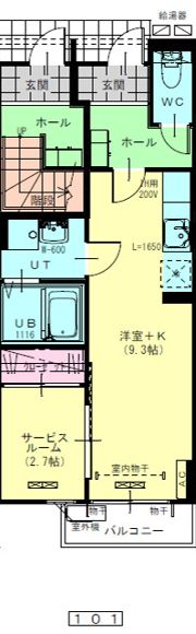 トレーフルⅢの間取り画像