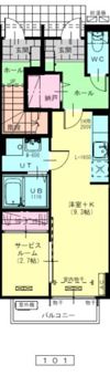 ポルトボナーの間取り画像