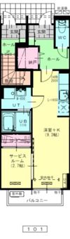 ポルトボナーの間取り画像