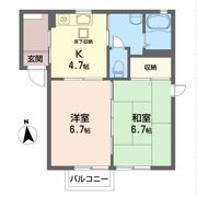 チコリー若葉Aの間取り画像