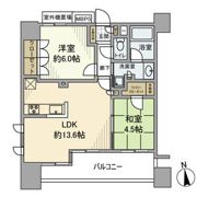ライオンズ川越新富町の間取り画像