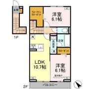 ルシアン メゾンの間取り画像