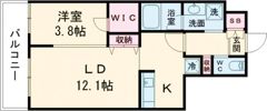 ウェルスクエア四条大宮NORTHの間取り画像