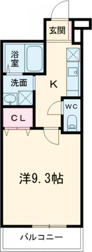 フジパレス今津中Ⅱ番館の間取り画像