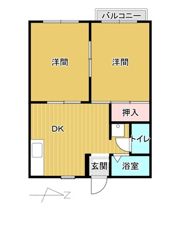 リバーサイドマンションの間取り画像