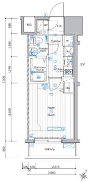 SYNEX 横濱阪東橋の間取り画像