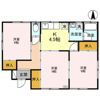小松貸家の間取り画像