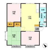 市角ハイツの間取り画像