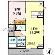 Frais Parfum(ﾌﾚ ﾊﾟﾙﾌｧﾝ)の間取り画像