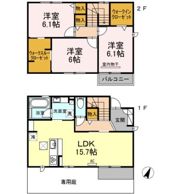 クオーレ A棟の間取り画像