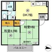 ノーブルハウス A棟の間取り画像
