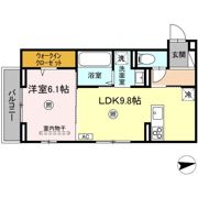 フェリーチェ亀山 B棟の間取り画像