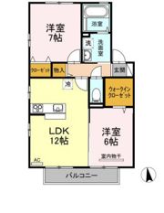 T’sスクエア D棟の間取り画像
